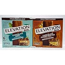 Amazon.com : Elevation Functional Protein Bar Cookies Cream and Caramel  Chocolate Nut (Two Boxes) : Health \u0026 Household