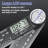 Preciva Digital Angle Finder Tool 400mm Ruler Protractor Internal External view 2