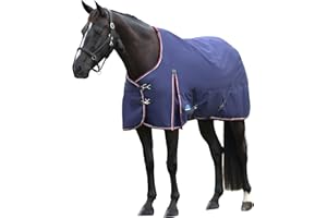 WeatherBeeta ComFiTec Essential Turnout 0g, Navy/Burgundy, 75"