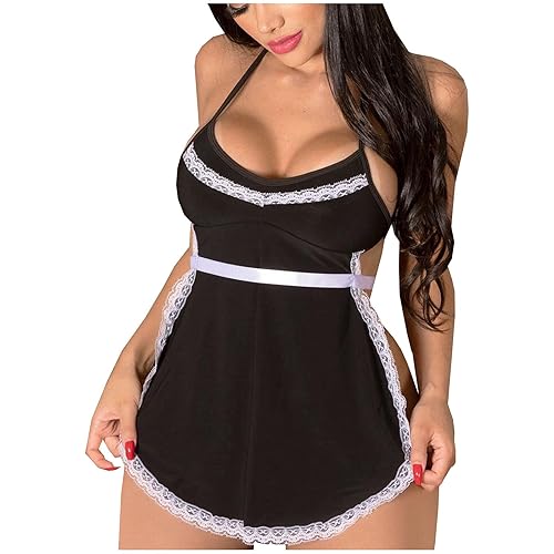 Sexy Maid Uniform Pajamas Nightdress Suit Sexy Lingerie for Women for Sex  Naughty Cosplay Lingerie Plus Size Underwear Black in Kenya | Whizz Baby  Dolls & Chemises