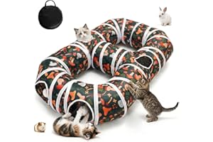 Cat Tunnel for Indoor Entertainment, Tear-Resistant Cat Play Tube with Play Ball, Collapsible Pet Tube with Interactive Peeph