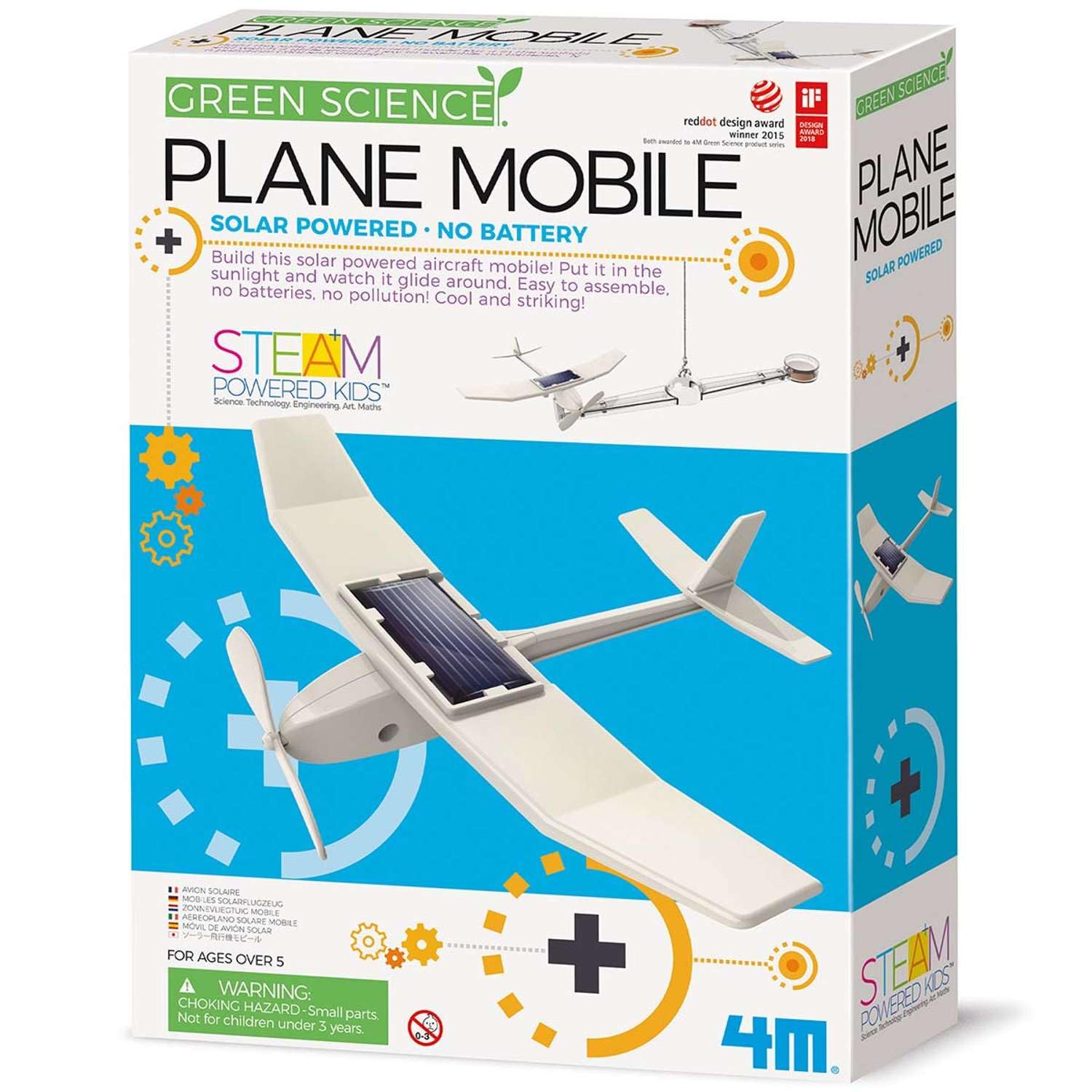 4M - 403376 - Green Science - Plane Mobile
