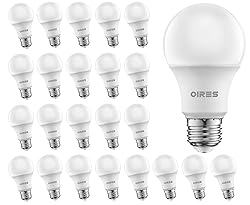 OIRES 60W Equivalent LED Light Bulb 800 Lumens A19