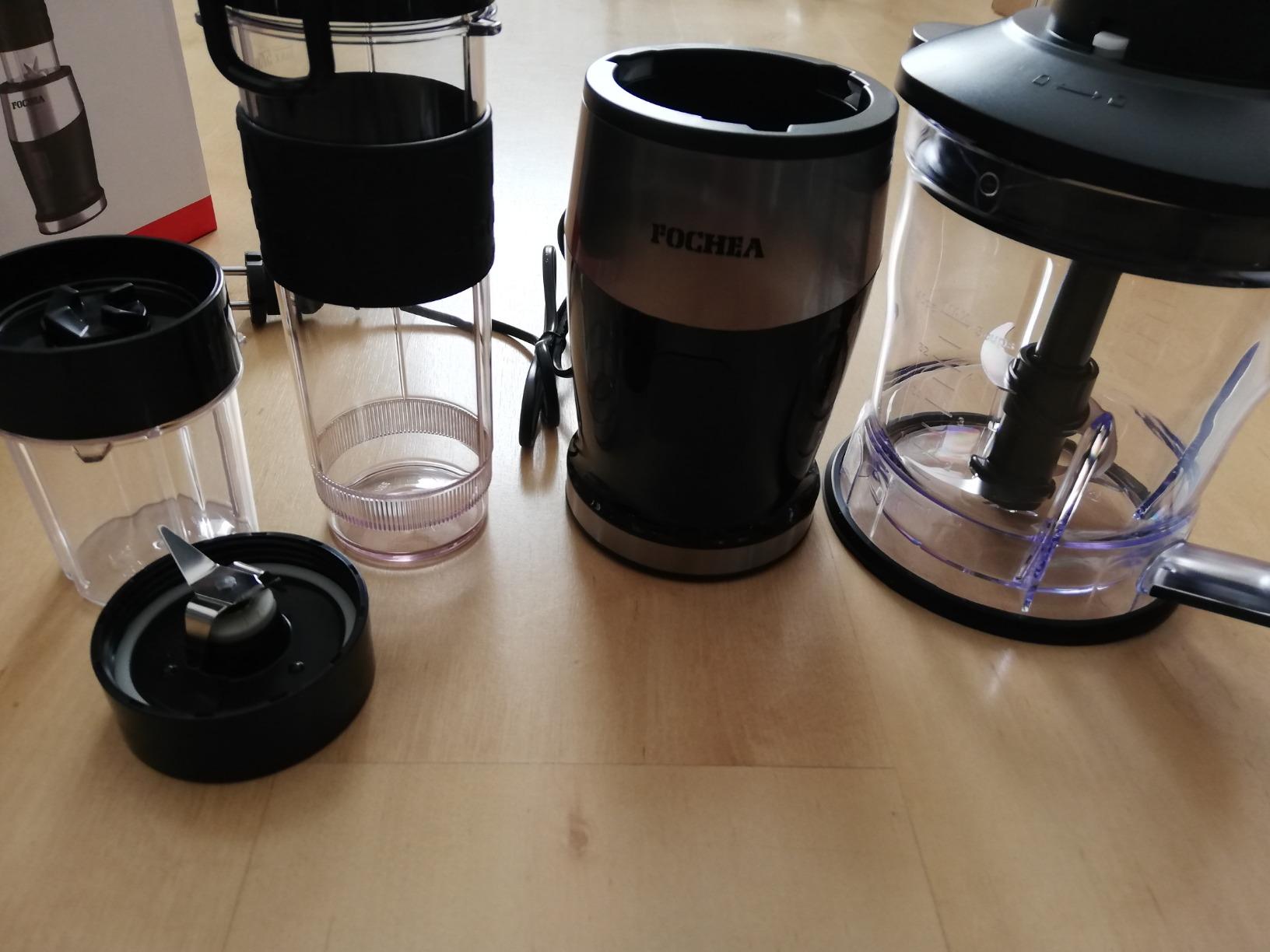 Mixer Smoothie Maker, Fochea Standmixer, 700 Watt Blender, 3 in 1