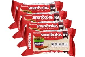 Keto Cakes, Keto Cupcakes, SmartCake, 0 Carbs, Smart Baking Company, Gluten Free, Non-GMO, Low Carb (Cinnamon, 4 Packages)