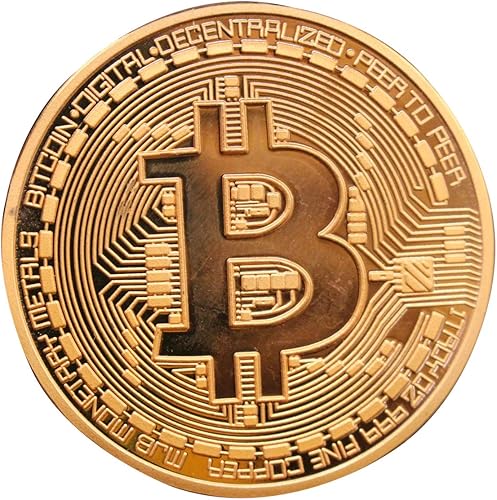 Amazon.com: ArtkticaSupply 1Pcs Copper Bitcoin Model ...