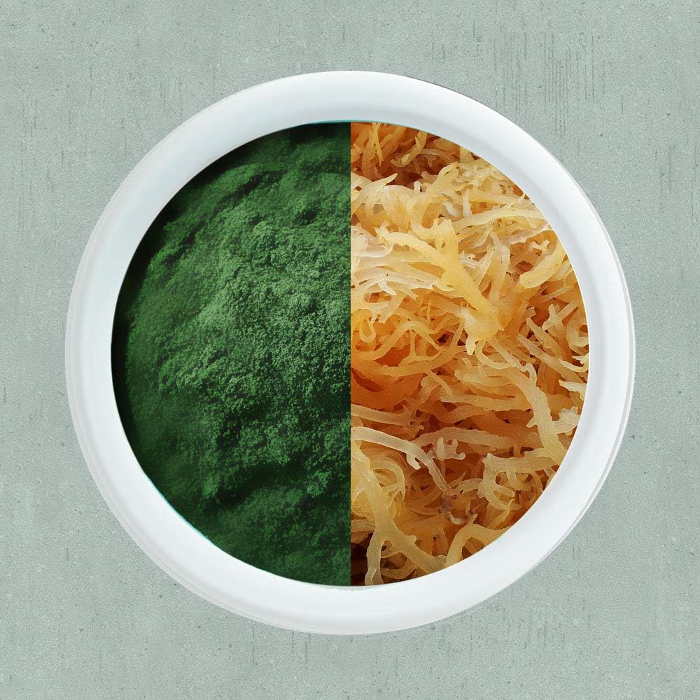 Organic Sea Moss with Spirulina Capsules | Vegan 1000mg: Health & Personal Care