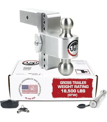 XPE Adjustable Trailer Hitch – Fits 2.5-Inch Receiver, 6-Inch Drop/Rise, 28,000 Lb Capacity (Used, Powder-Coated Black)