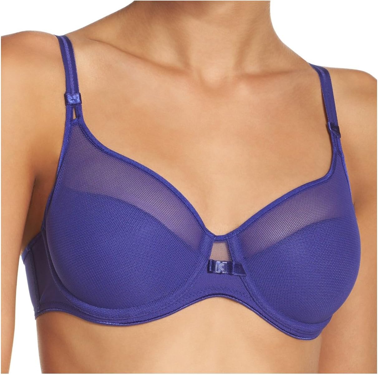 Chantelle Aeria Underwire Bra, Navy Blue, 36DD/36E at Amazon Women’s