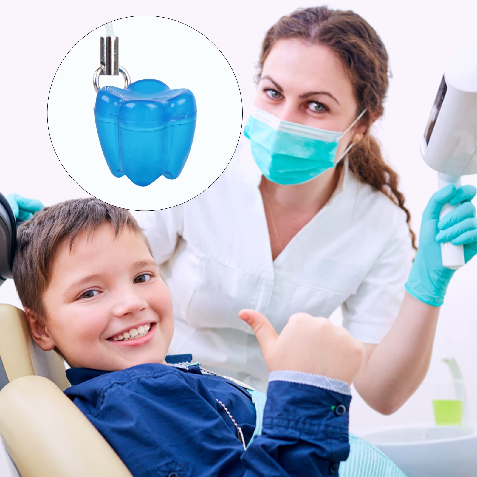 50-Piece Tooth Saver Necklaces, Tooth Necklace Little Box for Lost Teeth, Milk Teeth Storage Cases for Children Tooth Fairy Bag School Classroom Party Supply
