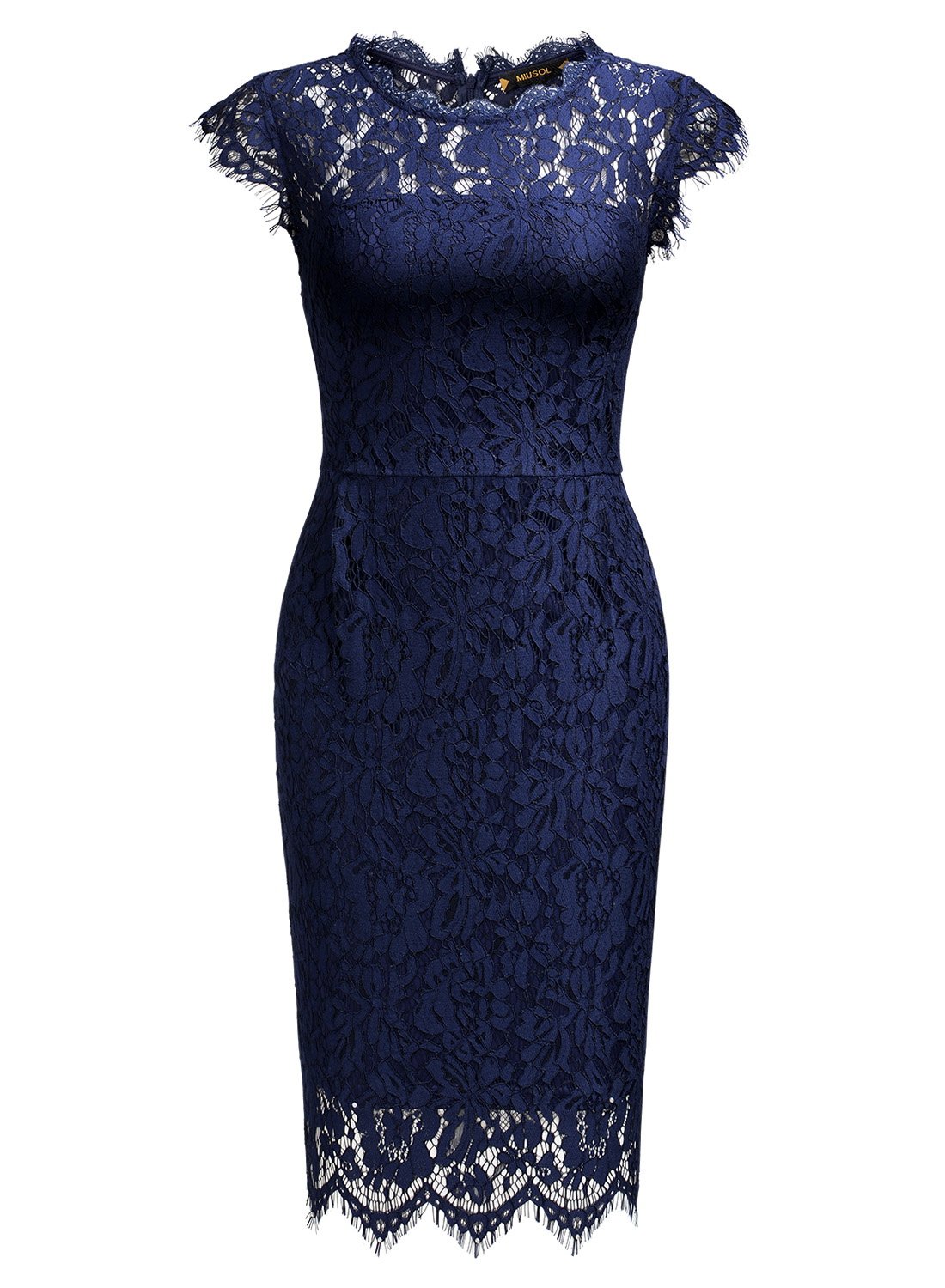 miusol women's retro floral lace slim evening cocktail mini dress Mini Dress Miusol Women's Retro Floral Lace Evening Party Dress Miusol  Women's Retro Floral Lace Cocktail