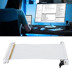 PUSOKEI PCIE 4.0 x16 Extender Riser Cable, High