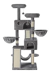 SHA CERLIN 65in Larger Cat Tree Tower Condo for