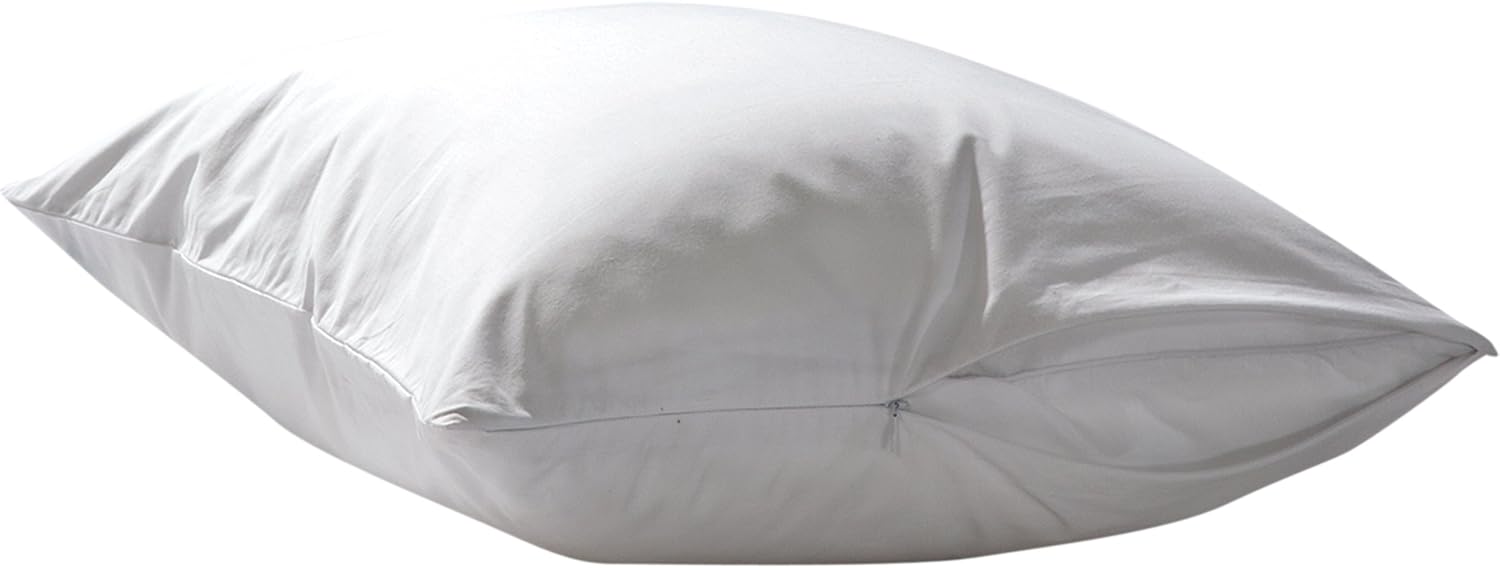 Sealy Stain Protection Pillow Protector Breathable Soft Cotton