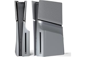 eXtremeRate eXcover Console Replacement Top Bottom Cover Compatible with ps5 Slim Disc Edition, Side Panel Faceplate Back Pla