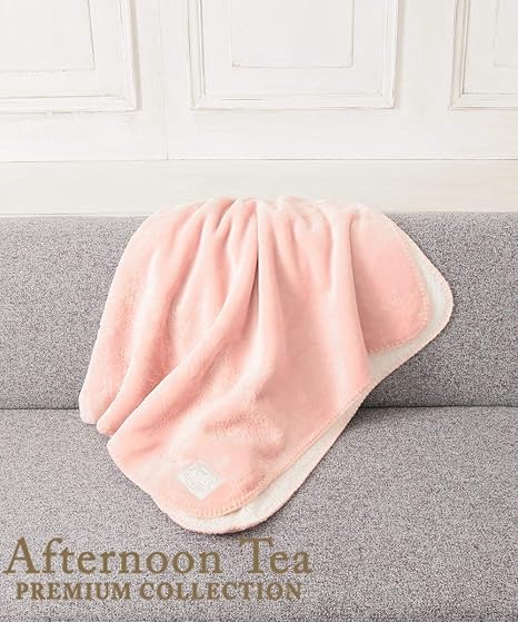 Amazon アフタヌーンティー リビング Afternoontea Living オパールクリスタルブランケット ピンク ブランケット 毛布 オンライン通販