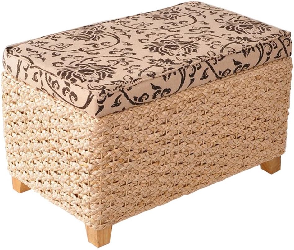 QI FANG BUSINESS Tables Sitting stool Store children's toys Low stool Solid wood chair Storage shoe bench Sofa stool lazy sofa (Color : Wood, Size : 50 * 30 * 31 cm)