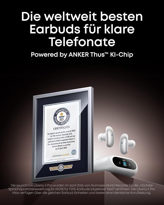 by Anker Liberty 5 Pro Noise Cancelling Kopfhörer, ANC 4.0