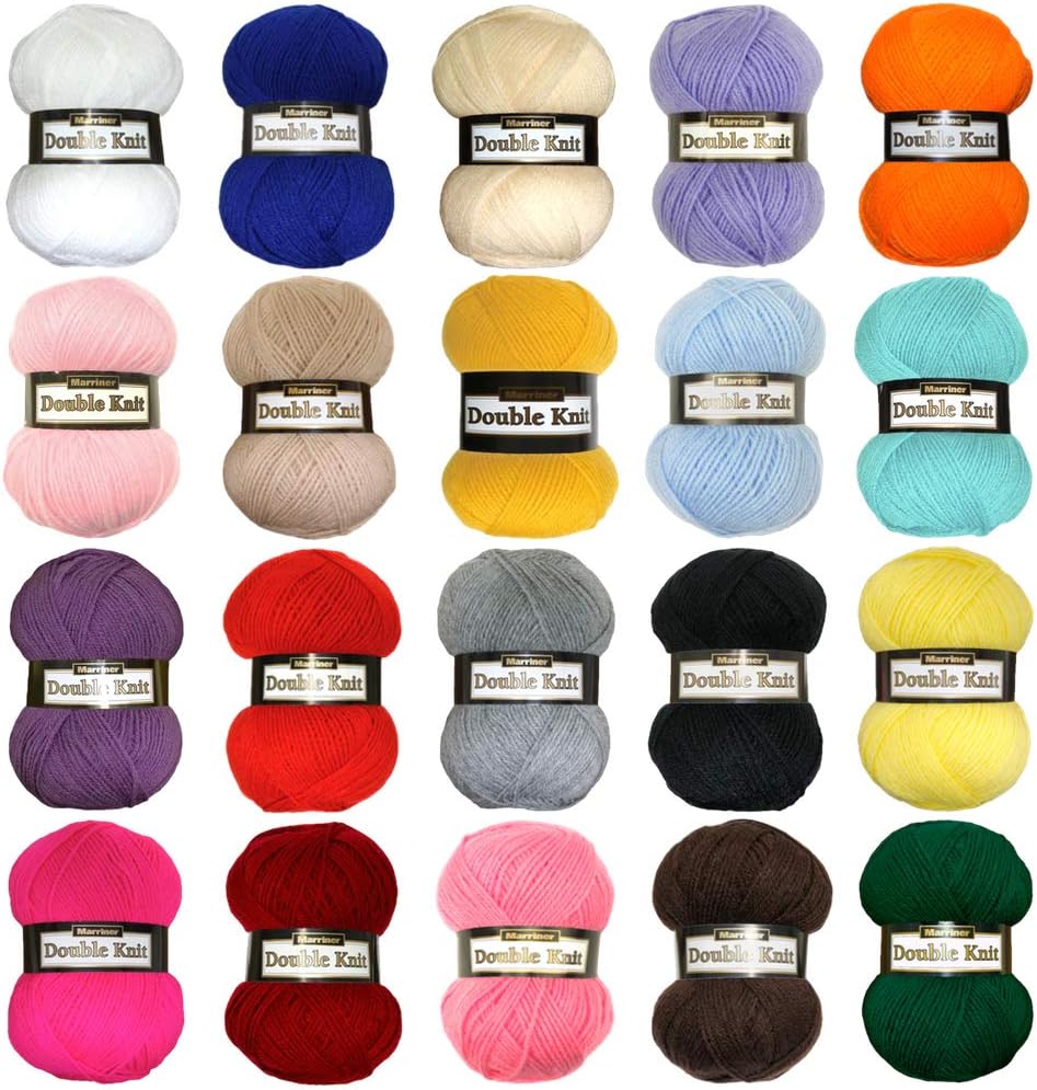 x 100g Balls of Double Knitting Yarn 