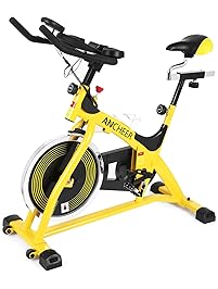 ANCHEER Indoor Cycling Bike, Belt Drive Indoor Exercise Bike With 40LBS Flywheel, Pulse