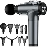 Massage Gun, Muscle Massage Gun for Athletes Handheld Electric Deep Tissue Back Massager, Percussion Massage Device for Pain 