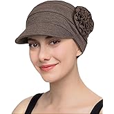Hachapy Soft Newsboy Cap for Women Slip on Headwear Summer