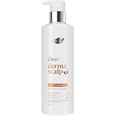 Dove Derma Scalp Dandruff &amp; Itch Relief Shampoo, Pyrithione Zinc, 16 Fl oz | Niacinamide and Coconut Essence, Relieves Flaky, Itchy Scalp, Helps Remove Visible Flakes and Improve Scalp Health
