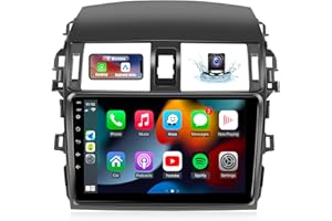 Naifay Android Car Sereo for Toyota Corolla 2009 2010 2011 2012 2013 Radio, 9inch Touch Screen for Corolla Car Stereo with Carplay Android Auto Bluetooth WiFi GPS SWC Backup Camera