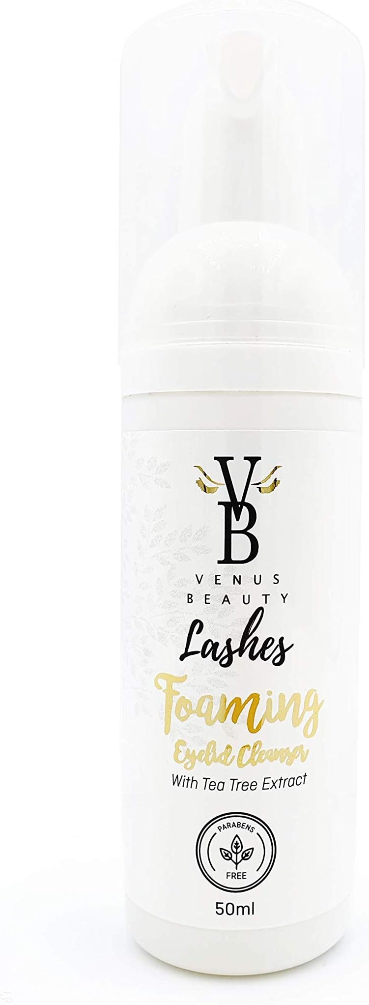 Eyelash Extension Shampoo | Venus Beauty Eyelid Foaming Cleanser| Wash for Extensions and Natural Lashes | Paraben & Sulfate Free | Safe Makeup & Mascara Remover | Professional & Self Use