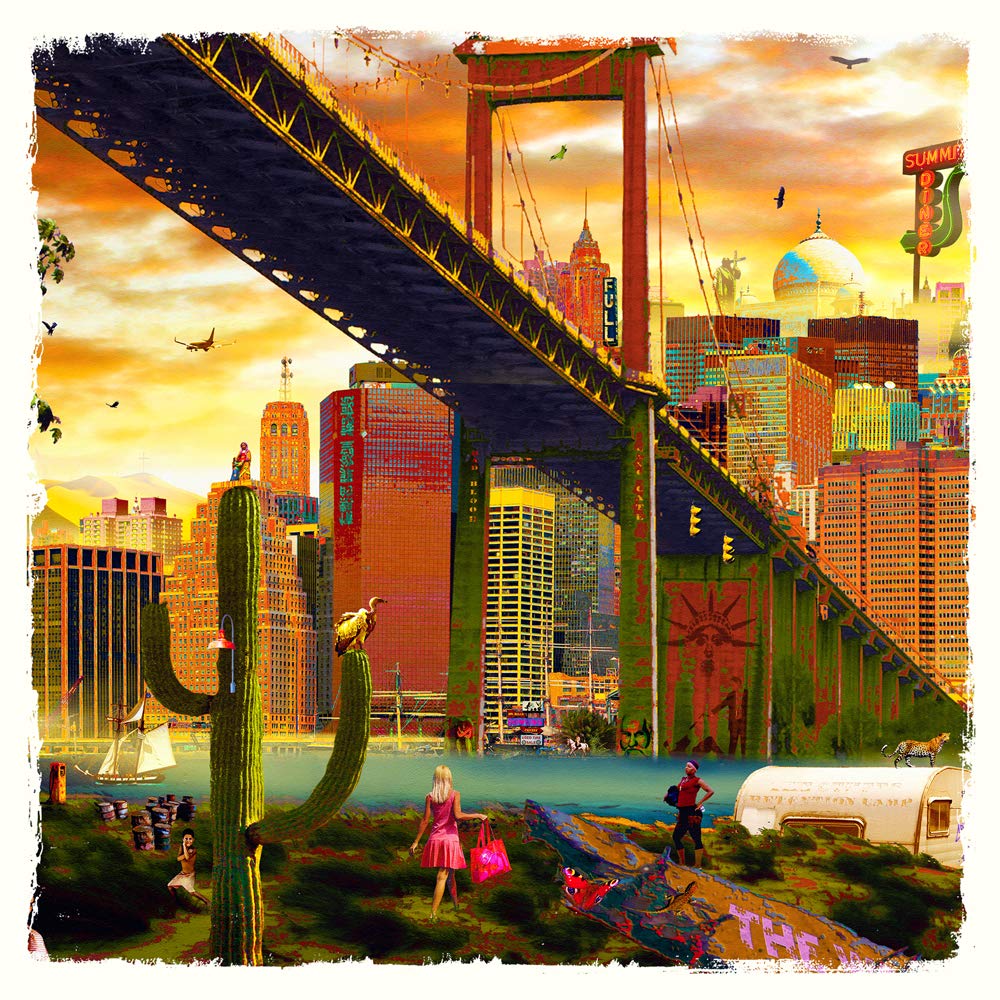 International Graphics - Finished Picture - Yves, KRIEF - ''The World is Yours''- 30 x 30 cm - Direct printing on acrylic glass