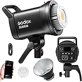 Godox SL60IIBi Portable Studio LED Video Light 75W Photography Fill Light 2800K-6500K Built-in 11 FX Lighting Effects Bowens 