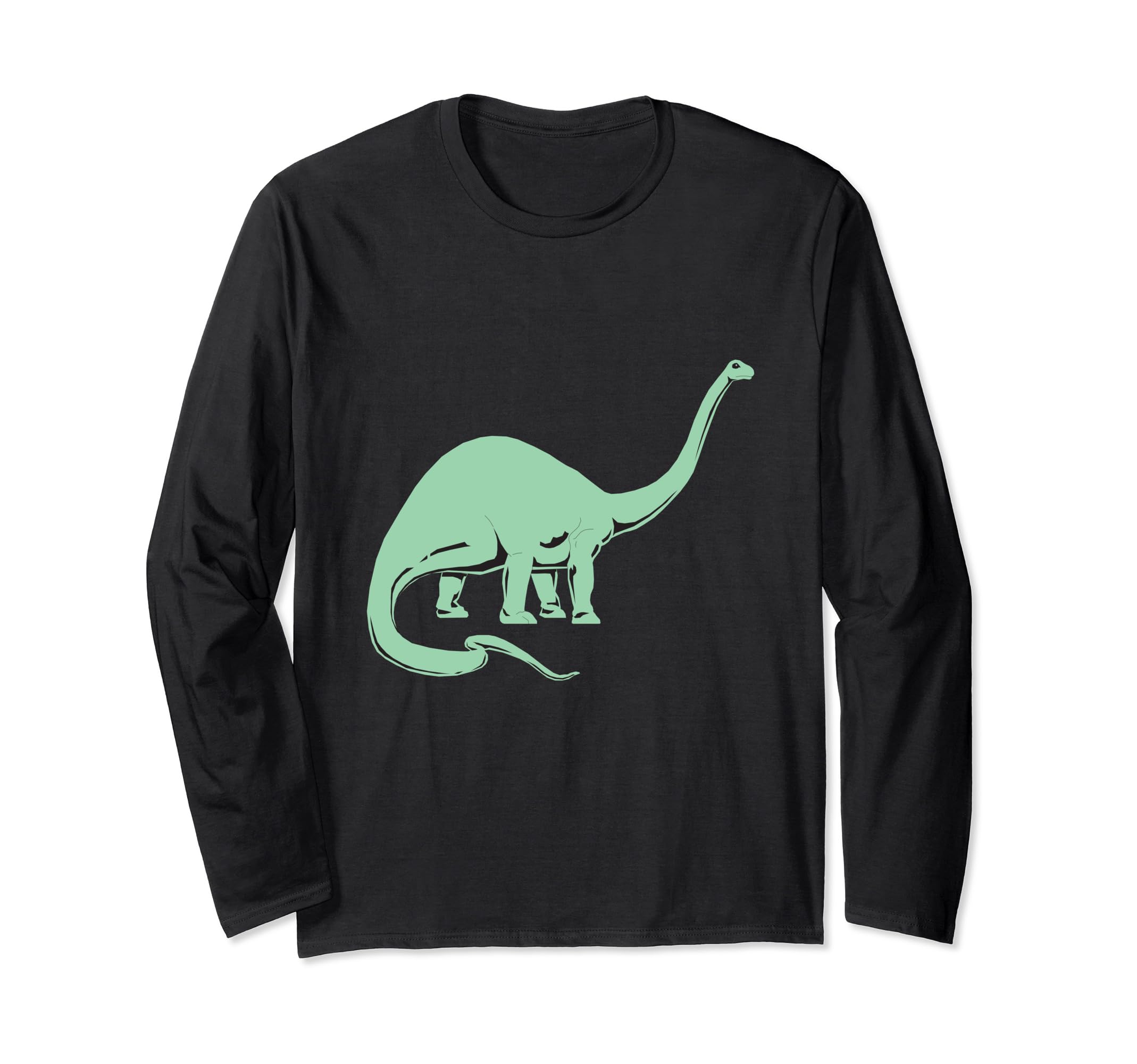 Brontosaurus Long-Necked Dinosaur Gentle Giant Dinosaur Long Sleeve T-Shirt