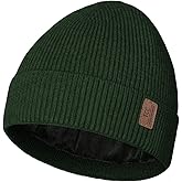 Beanie Fleece Lined Soft for Men Women | Winter Hats Warm Double Layered Stylish Knited Cuffed Plain Beanie Skull Cap |