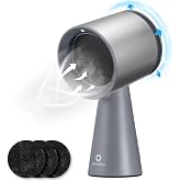 AIRTHEREAL RH180 Portable Range Hood, 3-Fan Speed, Large Oil Collection Cup | 3-Layer Filtration with Detachable Aluminum &amp; Carbon Filter, Quiet under 60 dB for Small Kitchens, Dorms, RVs, and BBQs