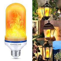 CPPSLEE Upgraded LED Flame Light Bulbs, 4 Modes