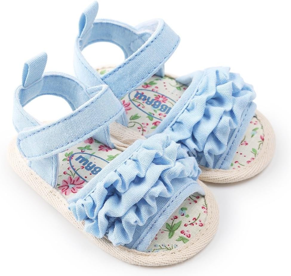 wanshop® Baby Summer Sandals Infant Toddler Girl Anti Slip Flowers Princess Baby Shoes Sandals