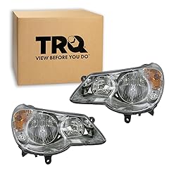 TRQ 2 Piece Headlight Assembly Set Driver