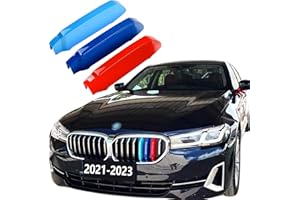 VaisbyTown Automotive Grill Inserts for BMW 5 Series Sedan 2023 2022 2021 530i 540i 530e M550i (Fit Only 8-Beam), Front Grille Accessories