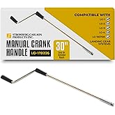 Stromberg Carlson LG-119226 Manual Crank Handle - Replacement for Landing Gear Systems &ndash; Heavy-Duty Steel Utility Tool for 5th Wheel Trailers