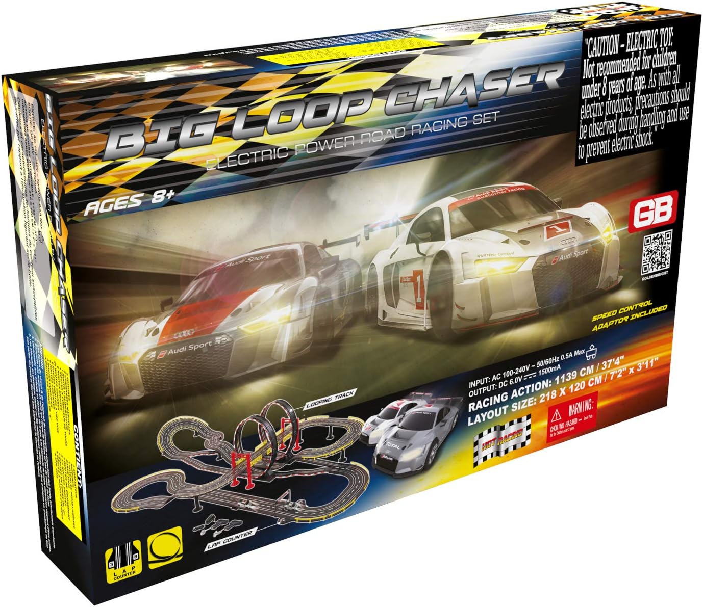 Golden Bright Big Loop Chaser Road Racing Set Electric