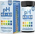 pH Test Strips for Urine & Saliva – 100 Easy-to-Use Strips for Fast, Accurate pH Testing at Home, Get Clear Acid-Alkaline Balance Results in Seconds, Perfect for Tracking Your Body's pH, 4.5-9.0 Range