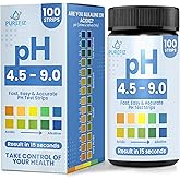 pH Test Strips for Urine & Saliva – 100 Easy-to-Use Strips for Fast, Accurate pH Testing at Home, Get Clear Acid-Alkaline Balance Results in Seconds, Perfect for Tracking Your Body's pH, 4.5-9.0 Range