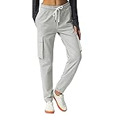 SPECIALMAGIC Women's Cargo Sweatpants Cotton Athletic Joggers 4 Pockets Sporty Pants