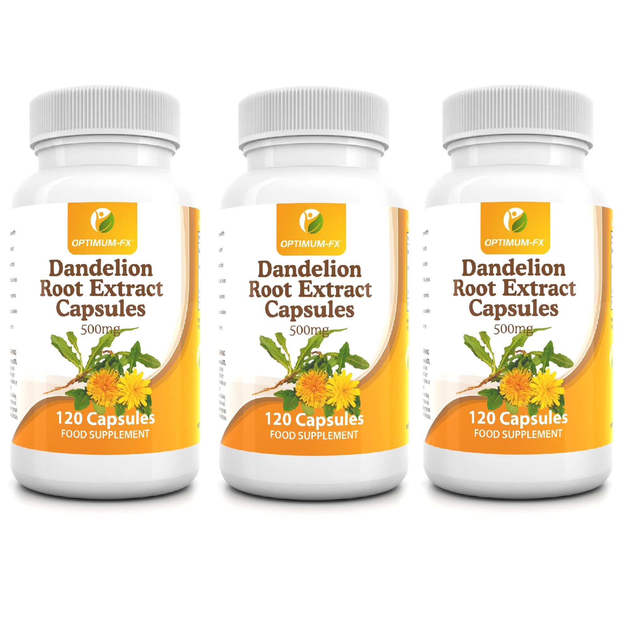 Dandelion Root Extract Capsules 500 mg 120 Capsules