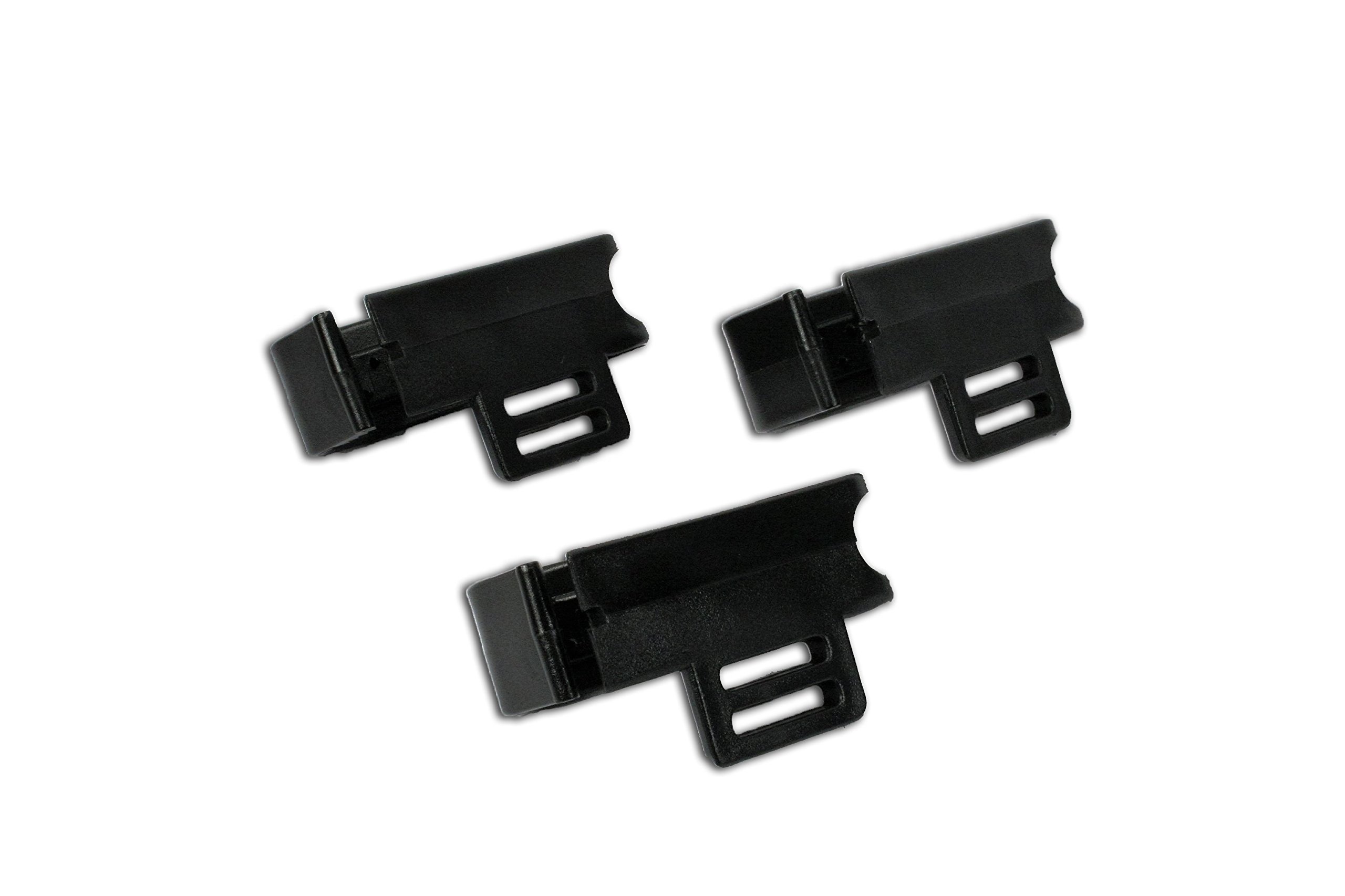 Clakit Gear Clip (Pack of 3) - Multipurpose Fastener For Clipping Accessories To Front Rucksack Straps