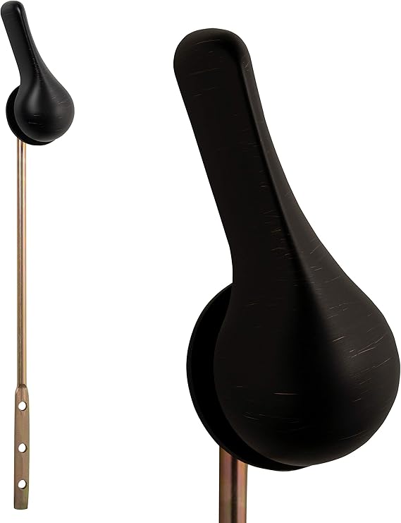 Bronze Toilet Tank Flush Lever Handle, Universal Front Mount with Nut