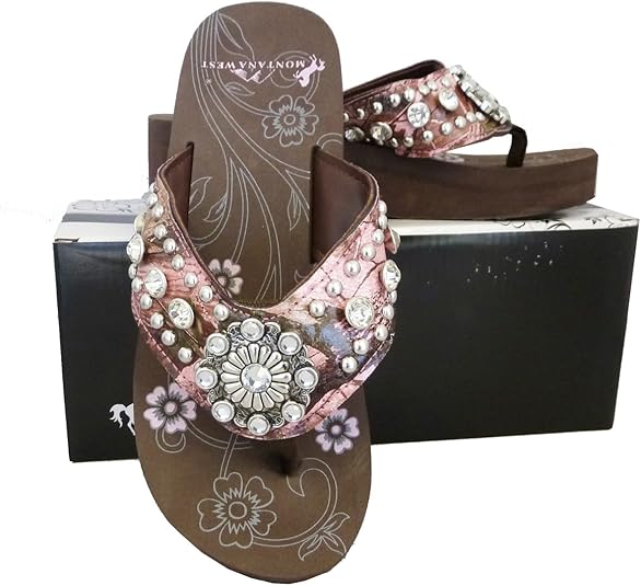montana west flip flops amazon