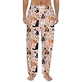 DOINBEE Dog Pajama Pants for Women Men, Soft Drawstring Lounge Pants with Pockets, Comfy Home Pjs Bottoms Novelty Sleepwear