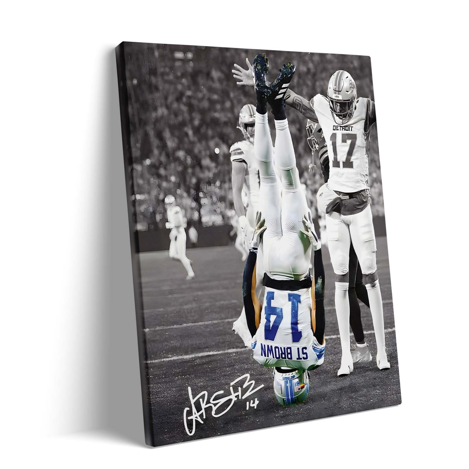 B.B.F MAKE American Football Sports Canvas Wall Art