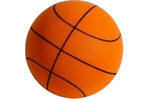 Yulben Silent Basketball, Size 7 (29.5 inches) Quiet Basketball Indoor, Uncoated High-Density Foam Ball, Soft, Flexible, Lightweight, and Easy to Grip for Various Indoor Activities